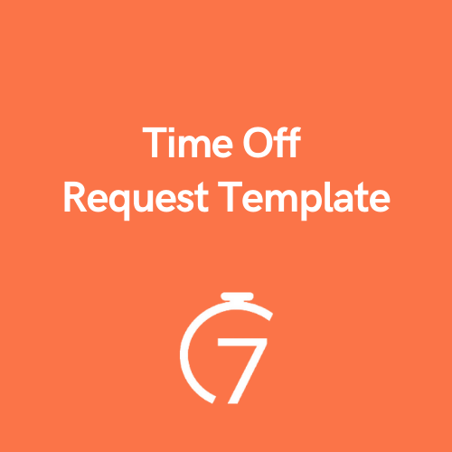 Time Off Request Template